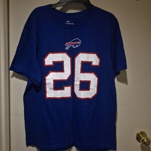 Nike Blue Graphic Tee with Number 26